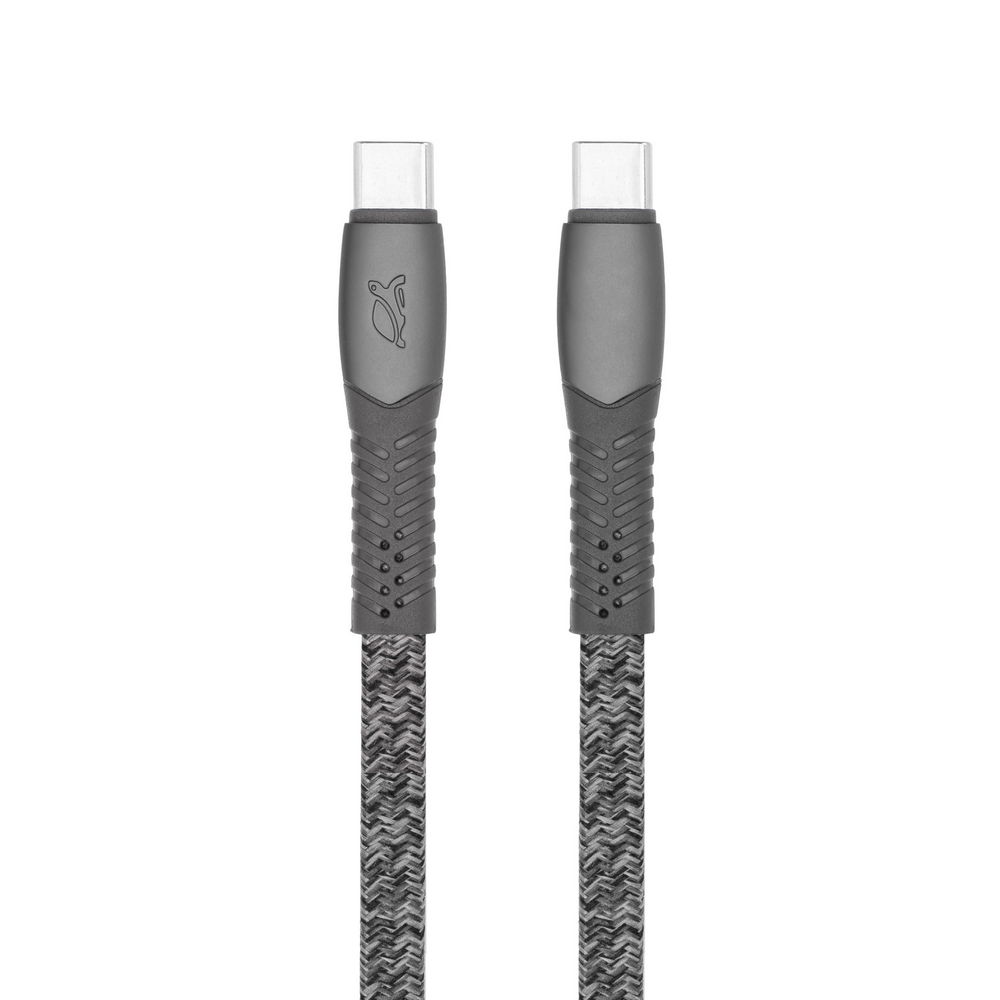 

Кабель USB Type-C-USB Type-C, 3A, 1.2м, серый RivaCase PS6105 GR12, PS6105 GR12