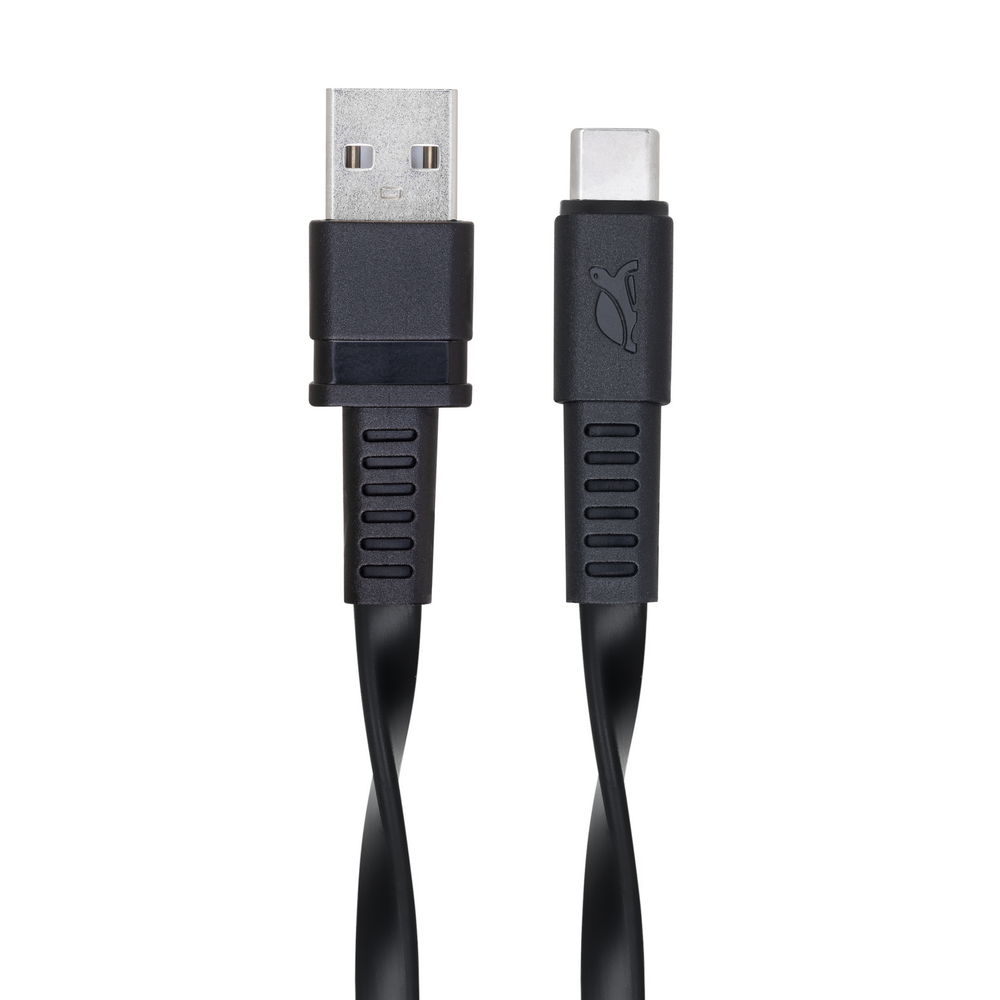 

Кабель USB-USB Type-C, плоский, 1.2м, черный RivaCase PS6002 BK12, PS6002 BK12