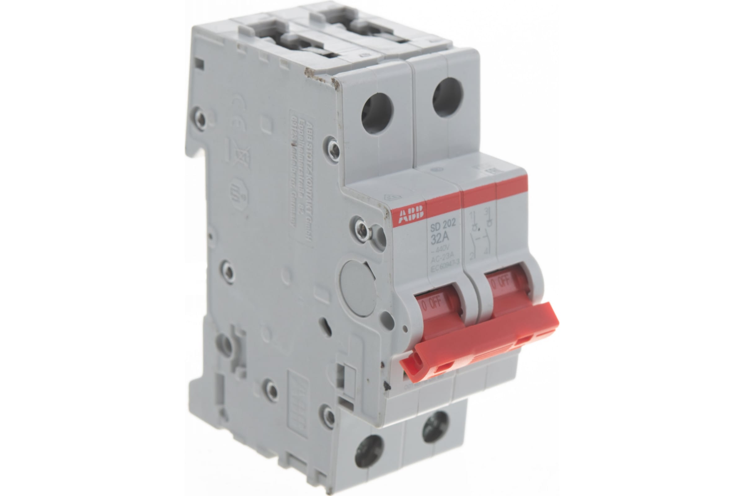 

Выключатель нагрузки 2P 32A, ABB SD202/32 (2CDD282101R0032), SD202/32