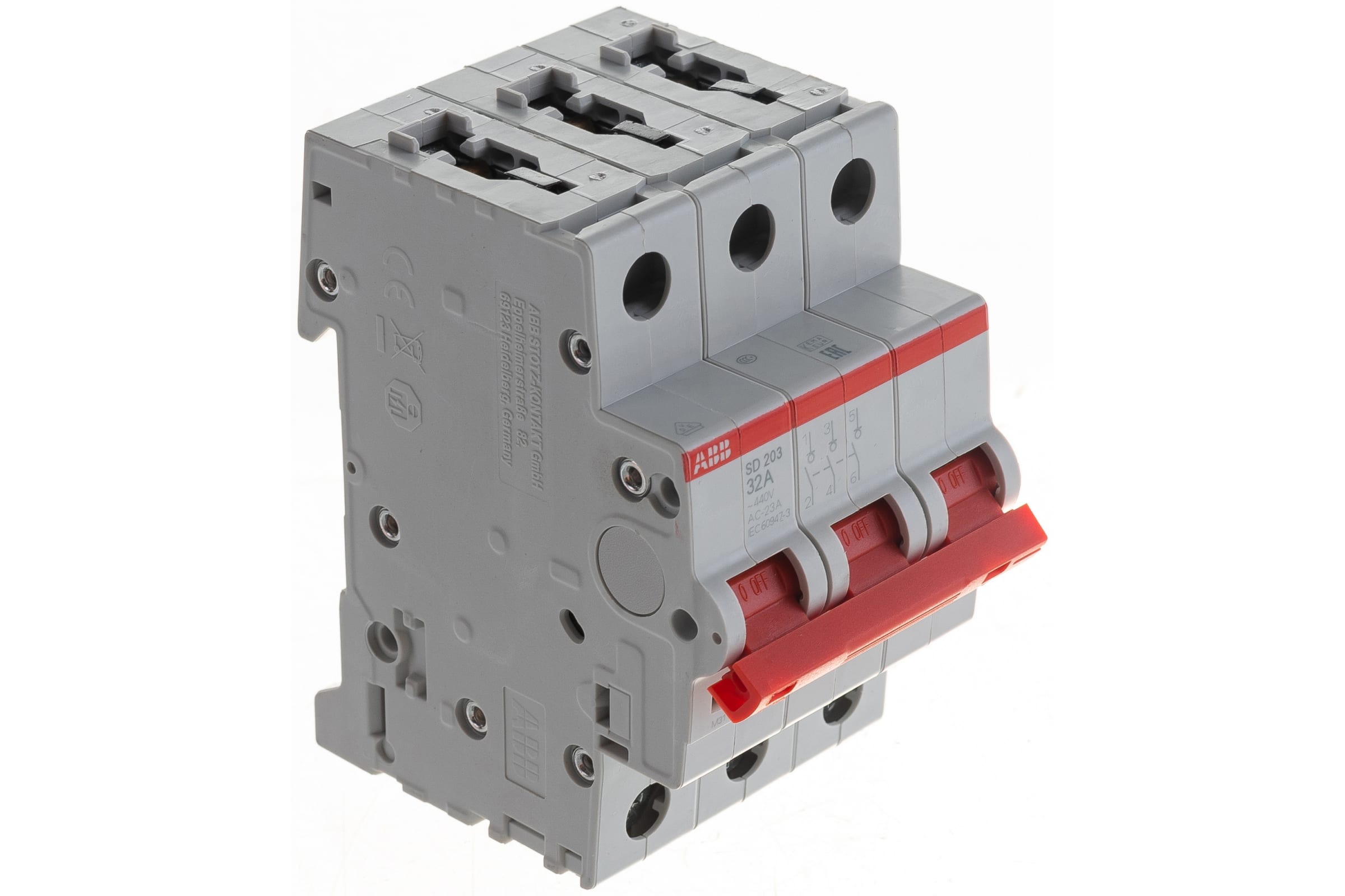 

Выключатель нагрузки 3P 32A, ABB SD203/32 (2CDD283101R0032), SD203/32