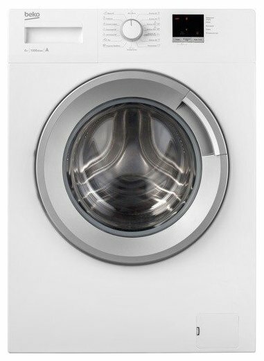 

Стиральная машина Beko ELE, 6кг, 1000 об/мин, белый (ELE67511ZSW), ELE