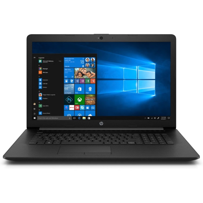 Ноутбук HP 17-ca2041ur 17.3" 1600x900, AMD Ryzen 3 3250U 2.6GHz, 4Gb RAM, 256Gb SSD, W10, черный (22Q80EA) плохая упаковка