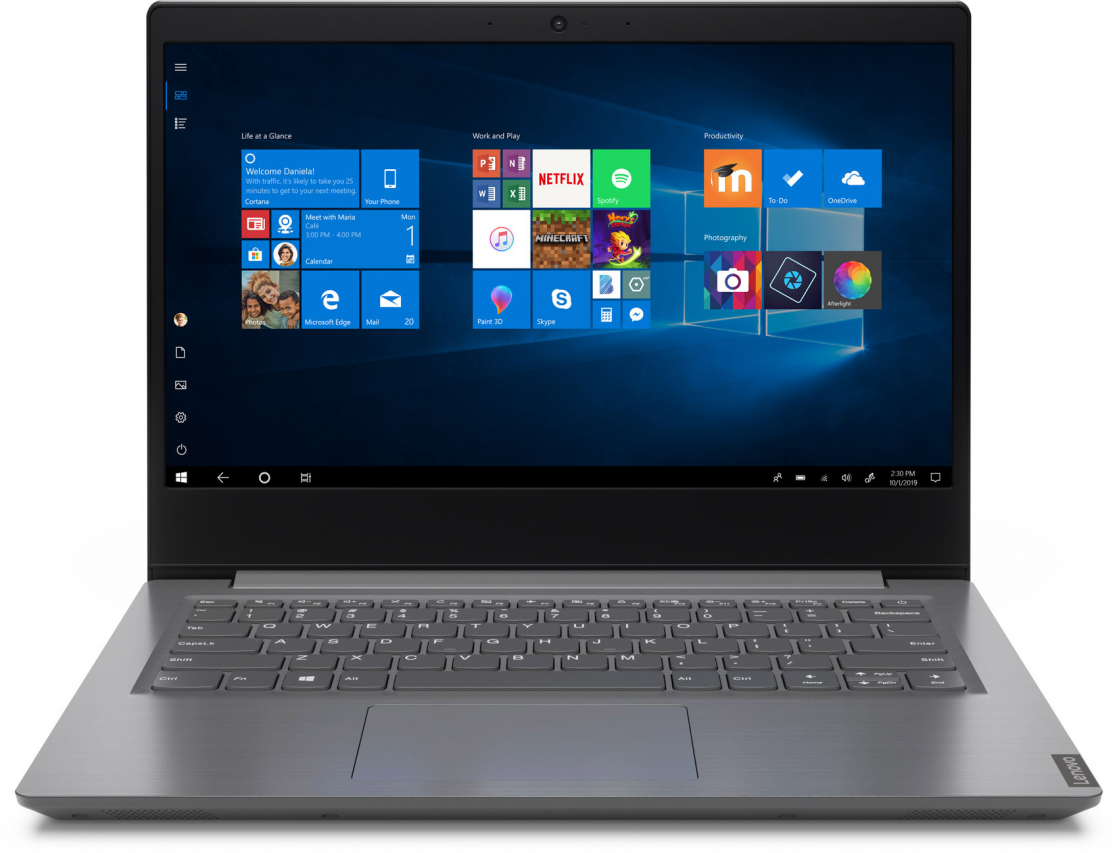 Ноутбук Lenovo V14-IIL 14" 1920x1080, intel Core i3 1005G1 1.2GHz, 4Gb RAM, 128Gb SSD, WiFi, BT, Cam, DOS, серый (82C400S1RU) плохая упаковка