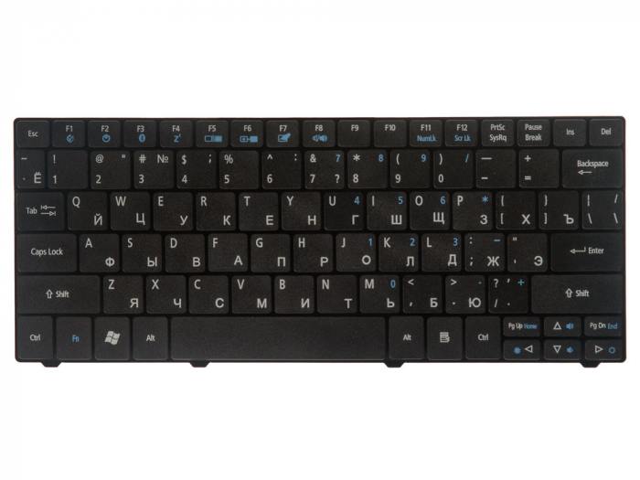 

Клавиатура для ноутбука Acer Aspire ONE 721 751 751H 753 752 ZA3 ZA5 1810 1830 1410, черный, -