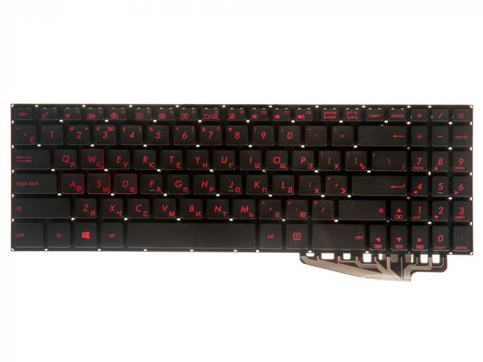 

Клавиатура для ноутбука Asus X570Z, FX570ZD, FX570U, FX570UD, FX570D, FX570DD, черный, -