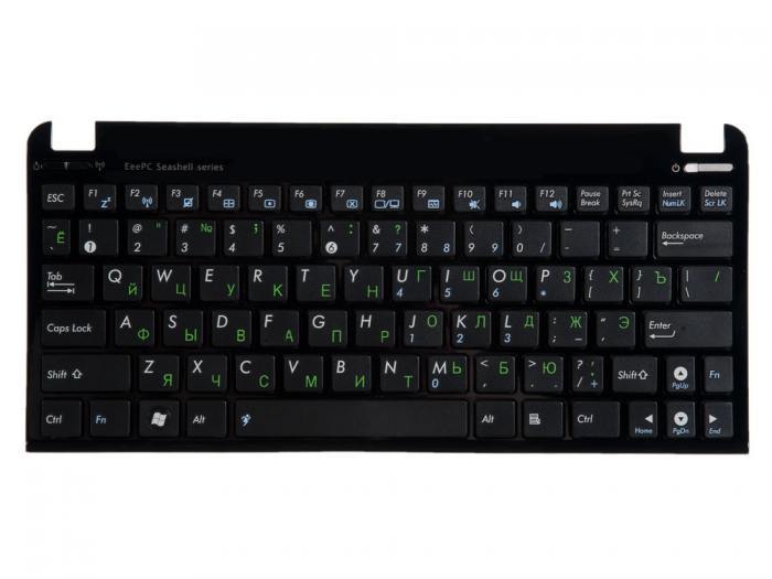 

Клавиатура для ноутбука Asus Eee PC 1015P, 1015T, черный, -