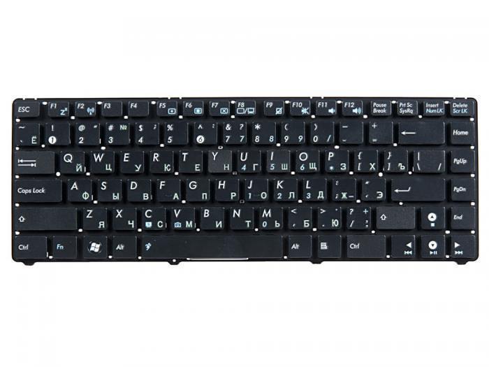 

Клавиатура для ноутбука Asus Eee PC 1201, 1215, 1225, UL20, U24A, U24E, черный, -