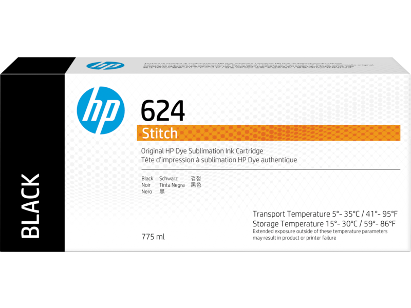 

Картридж струйный HP 624 (2LL53A), черный, оригинальный, объем 775мл для Stitch S300, 624