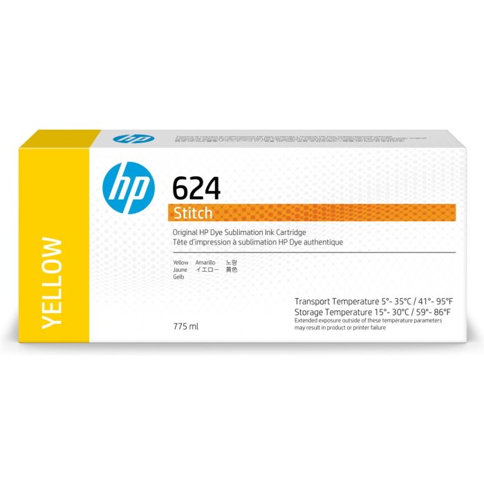 

Картридж струйный HP 624 (2LL56A), желтый, оригинальный, объем 775мл для Stitch S300, 624
