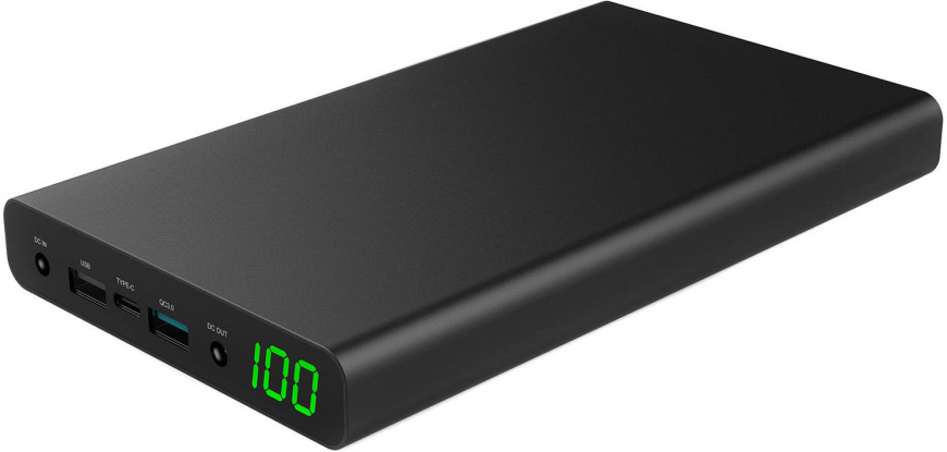 

Портативный аккумулятор (Powerbank) Rombica NEO, 33000mAh, 2xUSB, 3A, Type-C, QC, PD, черный (PRO-330C), NEO