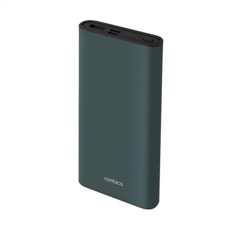 Портативный аккумулятор (Powerbank) Rombica NEO Terra, 10000mAh, 1xUSB, 2A, Type-C, черный (PB-00130) - фото 1