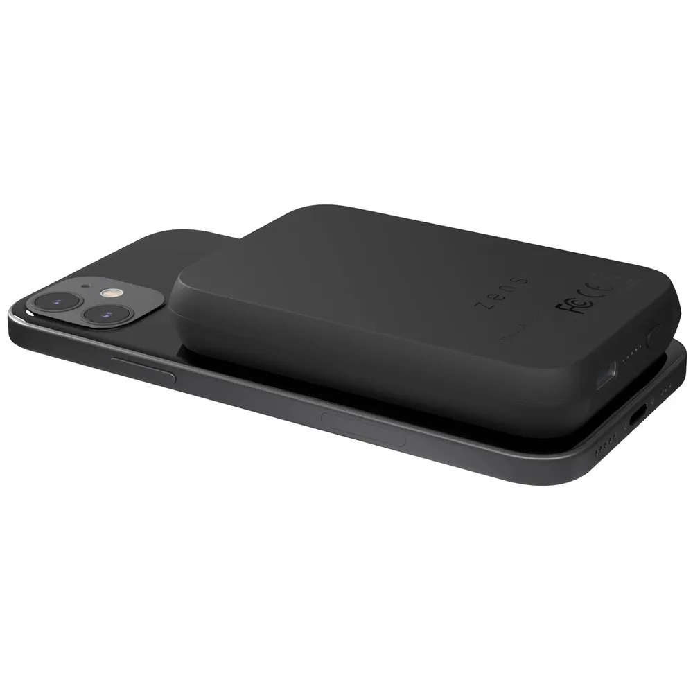 

Портативный аккумулятор (Powerbank) Zens Magnetic Single Wireless, 4000 мА·ч, 1xUSB, 1.5А, QI, черный (ZEPP01M/00), Magnetic Single Wireless