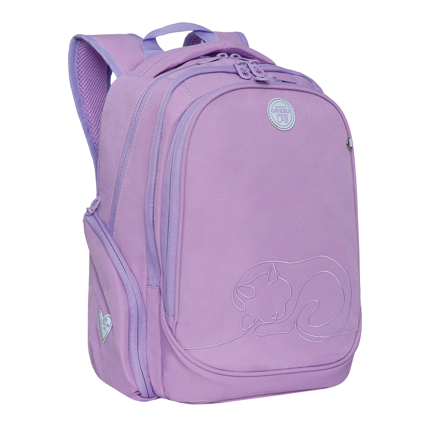 

Рюкзак GRIZZLY RG PINK, анатомическая, вентилируемая спинка, 3 отделения, розовый (RG-268-1/1)