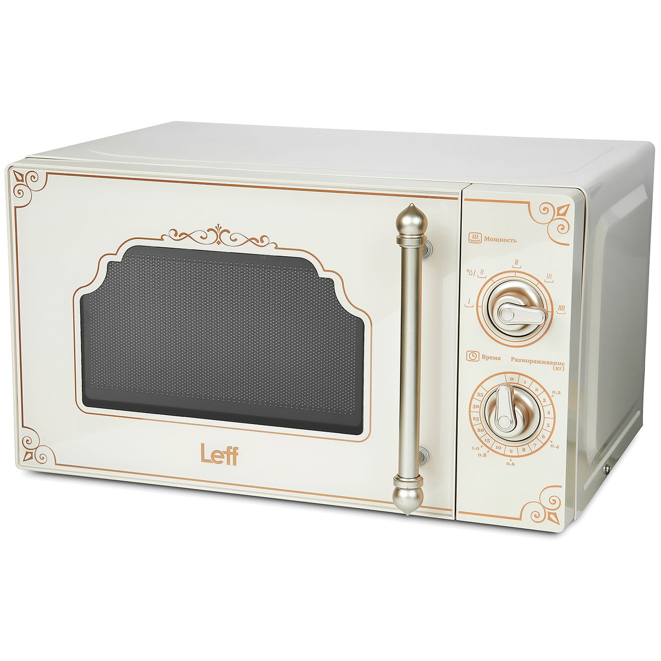 

Микроволновая печь LEFF SOLO MM728J 20 л, бежевый (20MM728J), MM728J