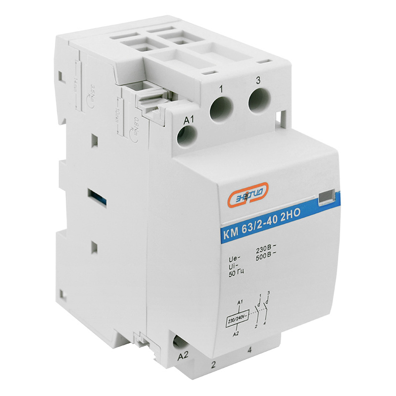 Контактор модульный ЭНЕРГИЯ КМ63/2P (Е0310-0013)