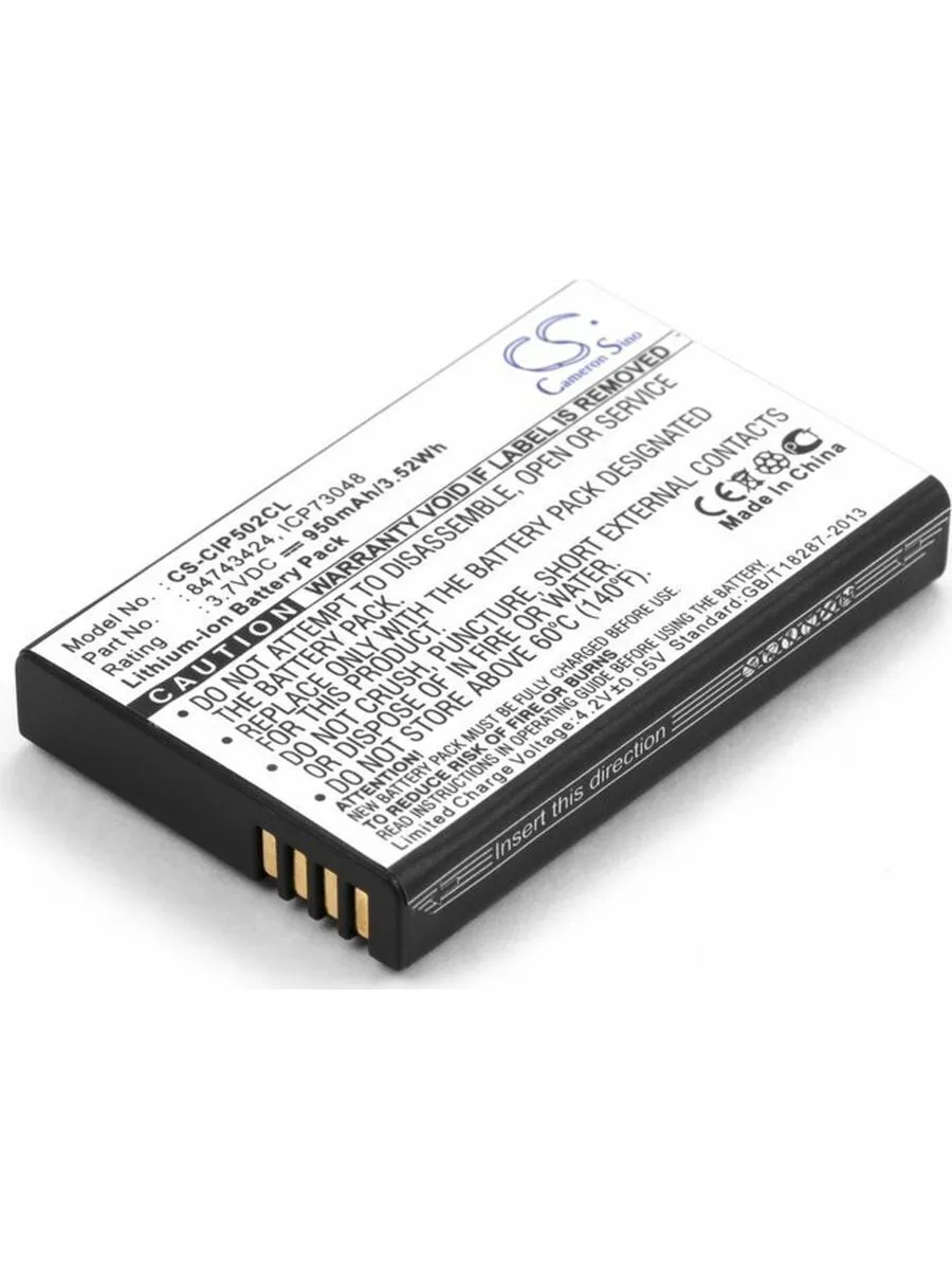 

Аккумулятор CameronSino 84743424 для Polycom, 3.7V, 950 мА·ч (CS-CIP502CL)