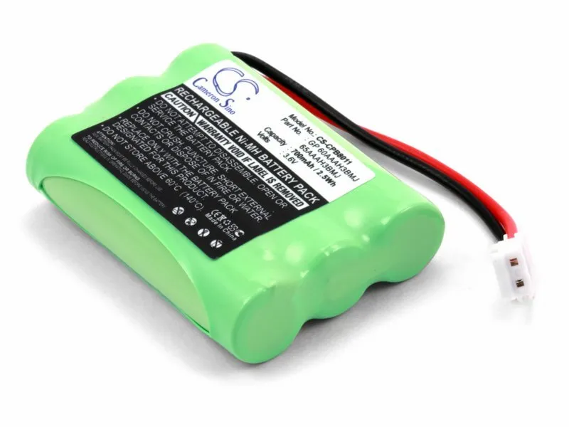 

Аккумулятор CameronSino 60AAAH3BMJ/85AAALH3BMJ для Sanyo AEG Birdy Voice, 3.6V, 700mAh (CS-CPB8011)