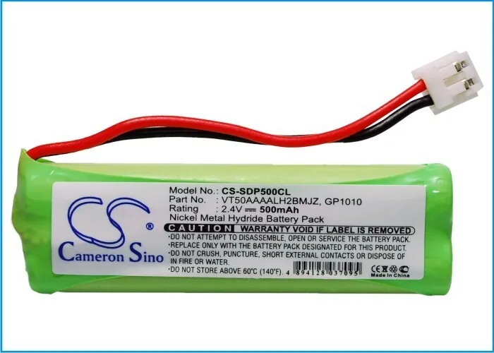 

Аккумулятор CameronSino VT50AAAALH2BMJZ для SwissVoice/Audioline, 2.4V, 500 мА·ч (CS-SDP500CL)