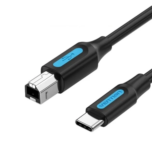 

Кабель USB Type-C-USB (Bm), экранированный, 2А, 2 м, черный, Vention (CQUBH)