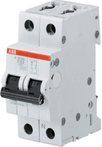 

Выключатель автоматический ABB S202 двухполюсный (2P/2П) 3A C 6кА (2CDS252001R0034), S202