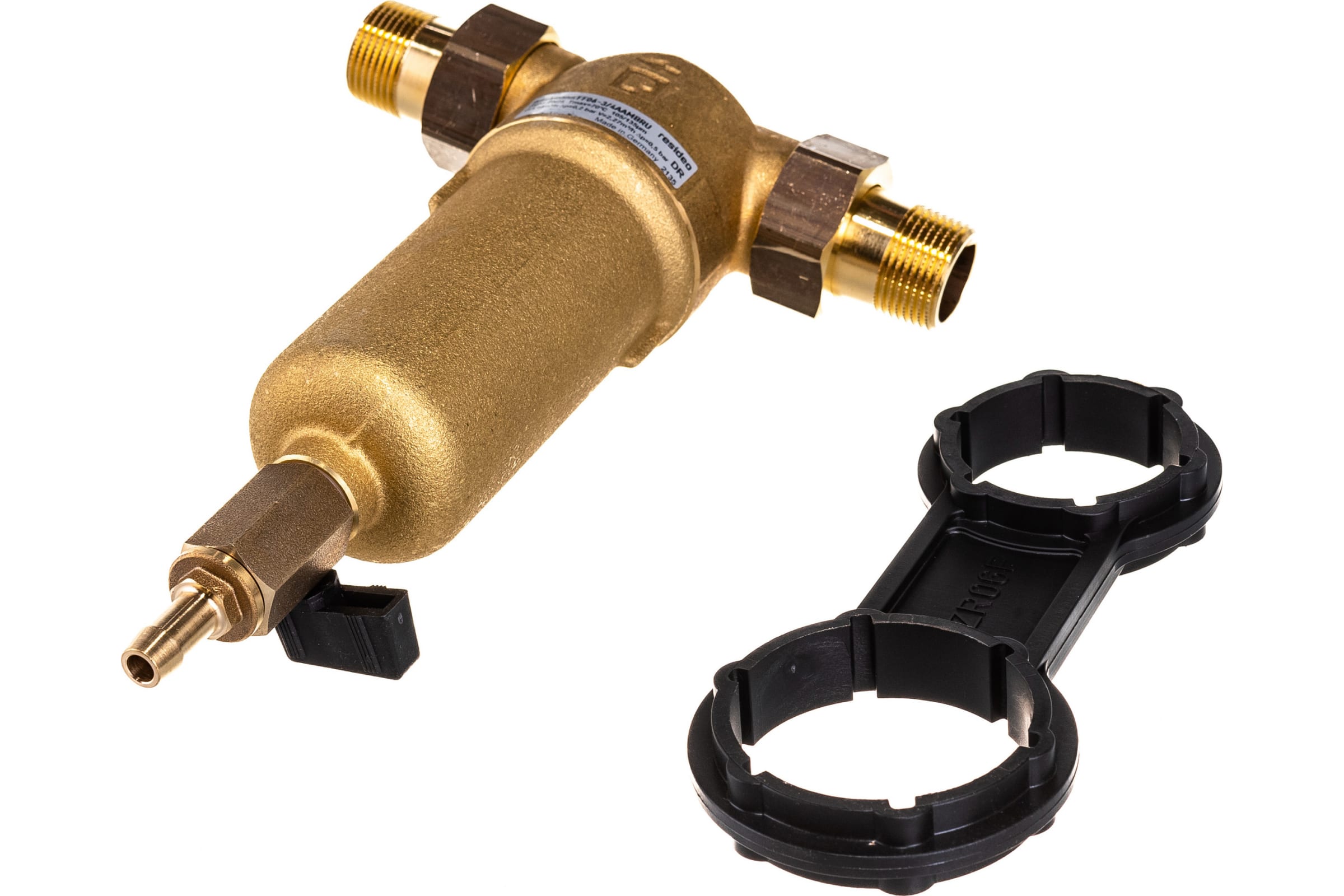 

Фильтр сетчатый промывной Honeywell HW BRU FF06-3/4AAM BRU , прямой, латунь (НС-1245839)
