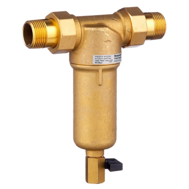 

Фильтр сетчатый промывной Honeywell-Braukmann FF06-1AAM, НР/НР, прямой, латунь (НС-0012945)