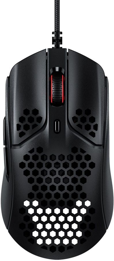 

Мышь проводная HyperX Pulsefire Haste, 16000dpi, оптическая светодиодная, USB, черный (4P5P9AA), Pulsefire Haste