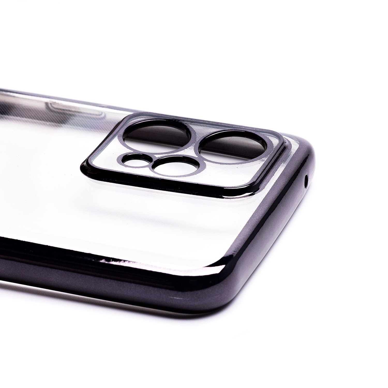 Чехол-накладка Activ Pilot для смартфона Realme 9, силикон, черный/прозрачный (205766)
