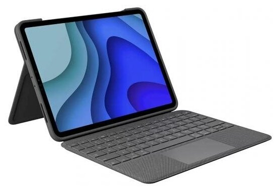 

Чехол-клавиатура Logitech Keyboard Combo Touch для планшета Apple Apple iPad Pro 11", пластик/TPU, серый (920-010137)