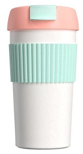 

Термокружка Kiss Kiss Fish Rainbow S-U45C-209, 490 мл, корпус пластик и силикон/колба сталь, розовый (S-U45C-209), S-U45C-209