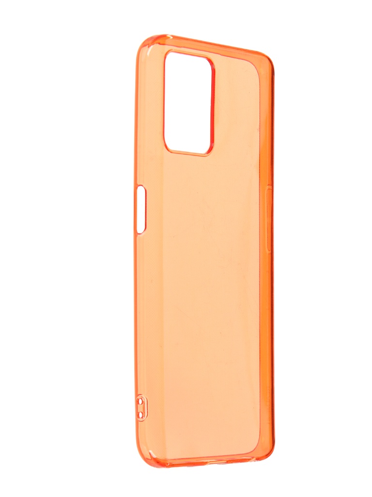 Чехол-накладка iBox Crystal для смартфона Realme 8i, силикон, красный/прозрачный (УТ000029165)