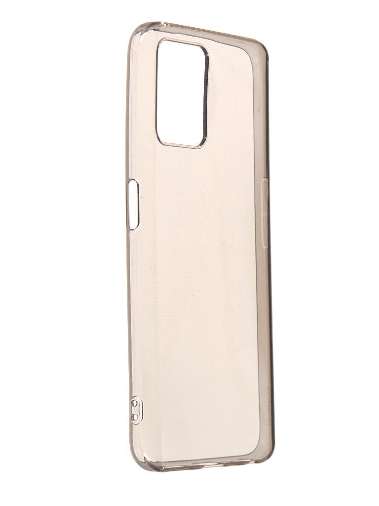 Чехол-накладка iBox Crystal для смартфона Realme 8i, силикон, черный/прозрачный (УТ000029164)