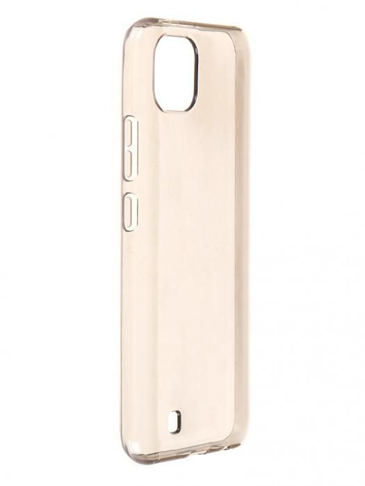 Чехол-накладка iBox Crystal для смартфона Realme C11 2021, силикон, черный/прозрачный (УТ000027825)