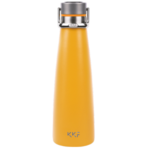 

Термобутылка Kiss Kiss Fish SMART VACUUM BOTTLE, 470 мл, корпус сталь/колба сталь, желтый (6939427200431), SMART VACUUM BOTTLE