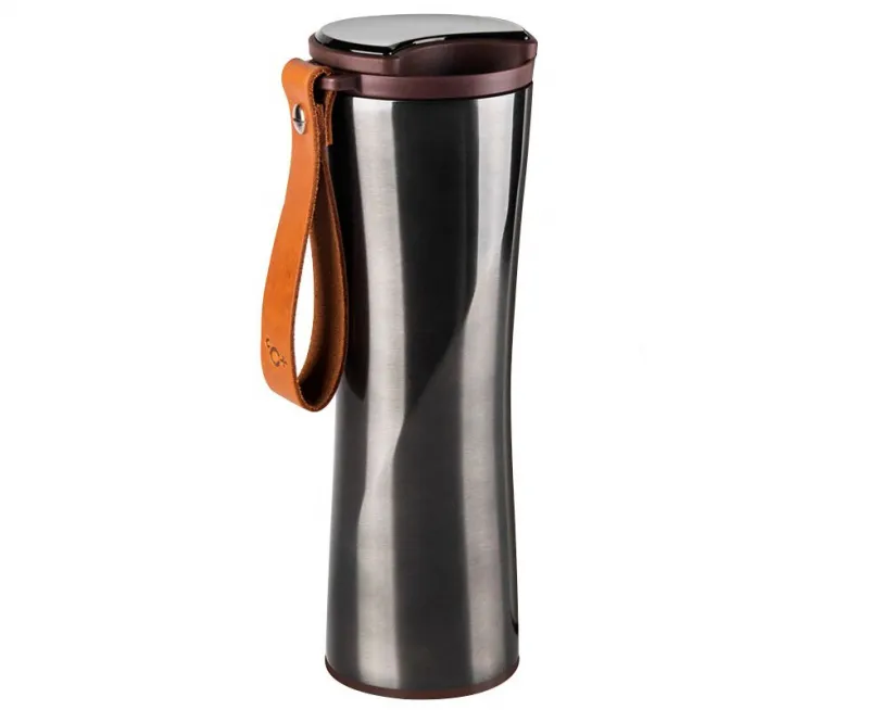 

Термокружка Kiss Kiss Fish MOKA Smart Coffee Tumbler, 430 мл, корпус сталь/колба сталь, серый (6939427200387), MOKA Smart Coffee Tumbler