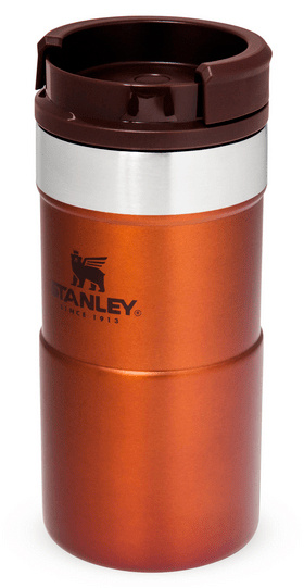 Термокружка Stanley Classic Neverleak, 250мл, корпус сталь/колба сталь, темно-янтарный (10-09856-010)