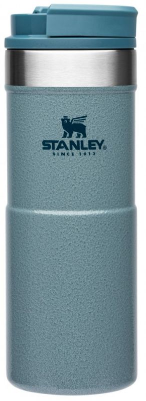 

Термокружка Stanley Classic Neverleak, 350 мл, корпус сталь/колба сталь, голубой (10-09855-009), Classic Neverleak