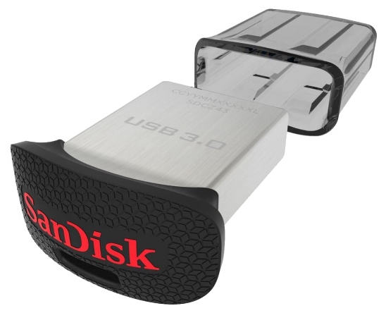 

Флешка 16Gb USB 3.0 SanDisk Ultra Fit (SDCZ43-016G-G46) черный, Ultra Fit