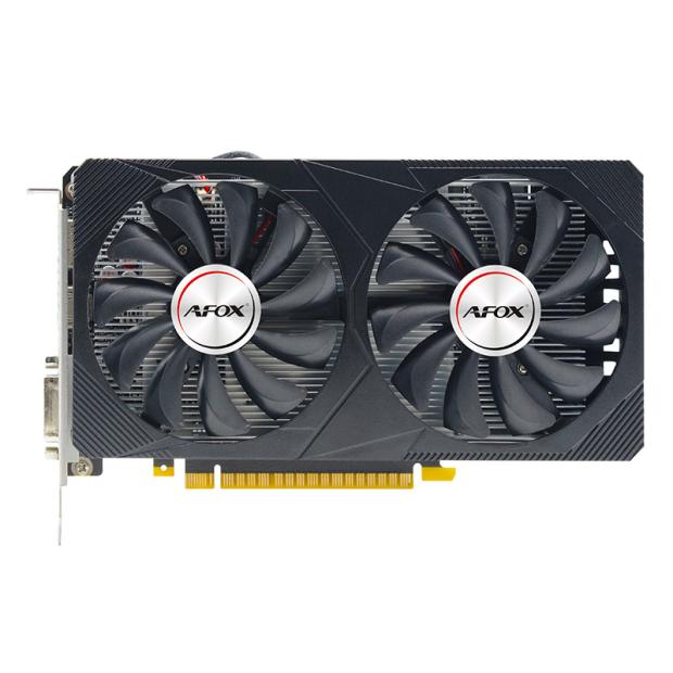 Видеокарта AFOX NVIDIA GeForce GTX 1650, 4Gb DDR6, 128bit, PCI-E, DVI, HDMI, DP, Retail (AF1650-4096D6H3-V3) - фото 1