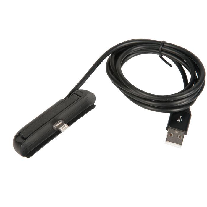 

Кабель Lightning 8-pin-USB, угловой, экранированный, 2.4A, 1.2м, черный HOCO U66 (6931474709875), U66