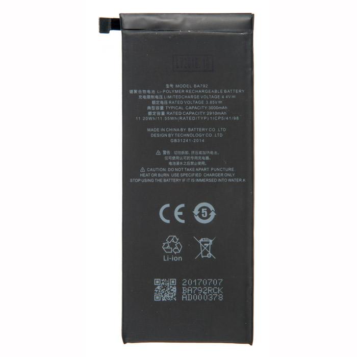 

Аккумулятор Pro 7/BA792 для Meizu Pro 7, 3.85V, 3000mAh, Pro 7