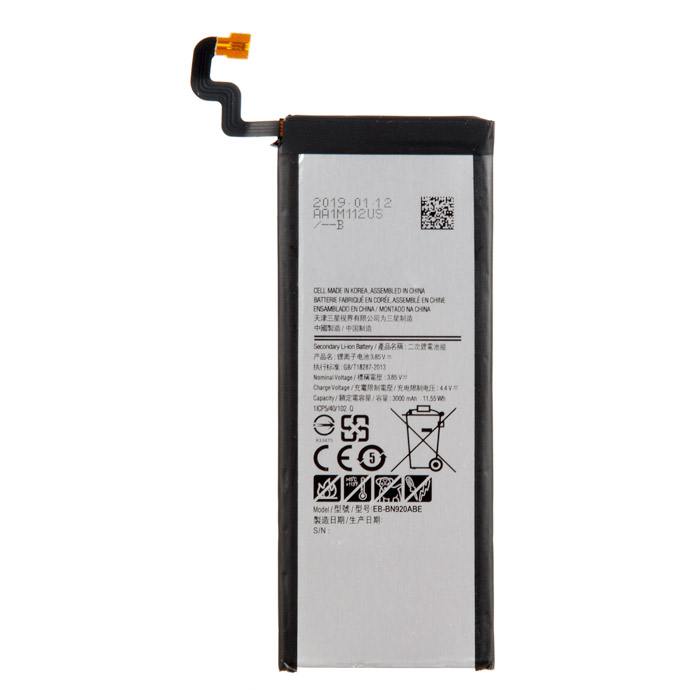 

Аккумулятор N920/EB-BN920ABE для Samsung Galaxy Note 5 SM-N920F, 3.85V, 3000mAh, N920