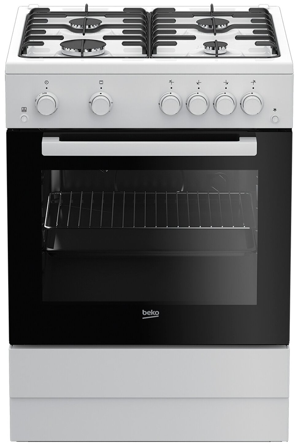

Плита газовая Beko FSGT62110GWO, белый/черный (7738482121), FSGT62110GWO