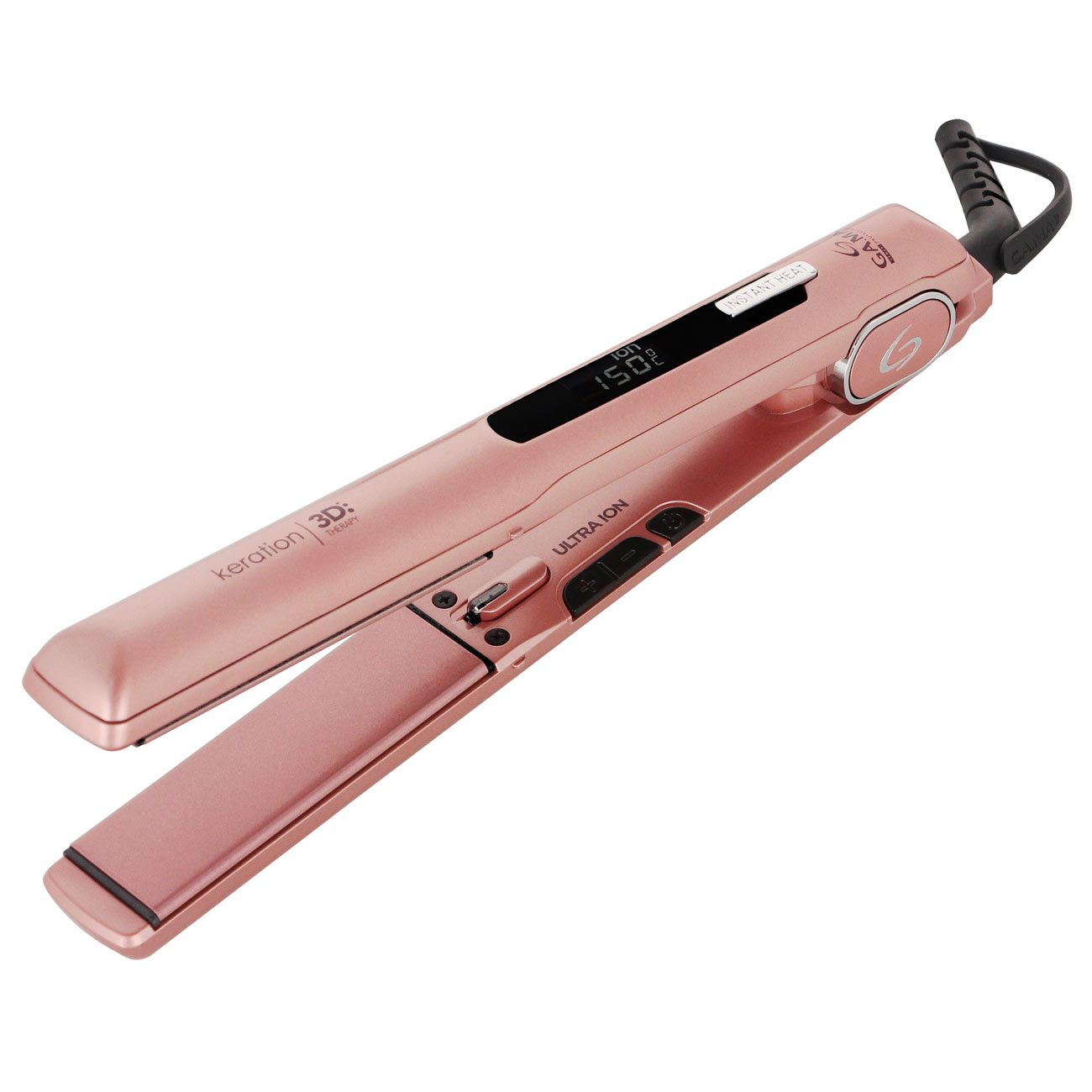 

Выпрямитель Ga.Ma Starlight Digital 3D Keration GI0108, 230°C, 43Вт, турмалиновое покрытие, режимов: 9, петля для подвешивания, 3м, розовый, GI0108