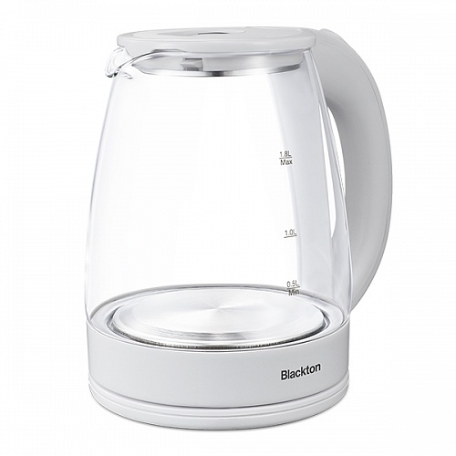

Чайник электрический Blackton Bt KT1800G 1.8л. 1.5 кВт, стекло/пластик, белый, Bt KT1800G