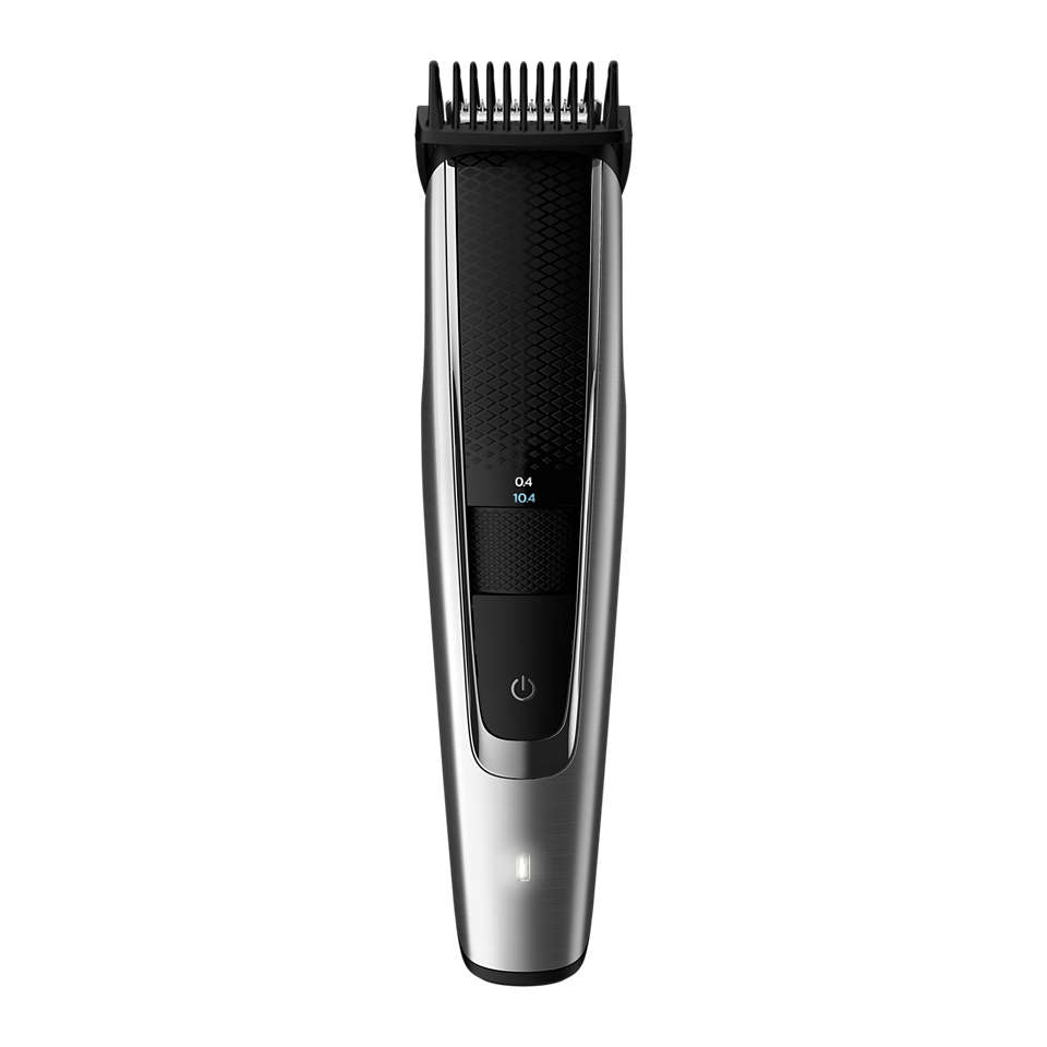 

Триммер Philips series 5000 BT5522/15, режимов 1, насадок 3, черный/серебристый (BT5522/15), BT5522/15