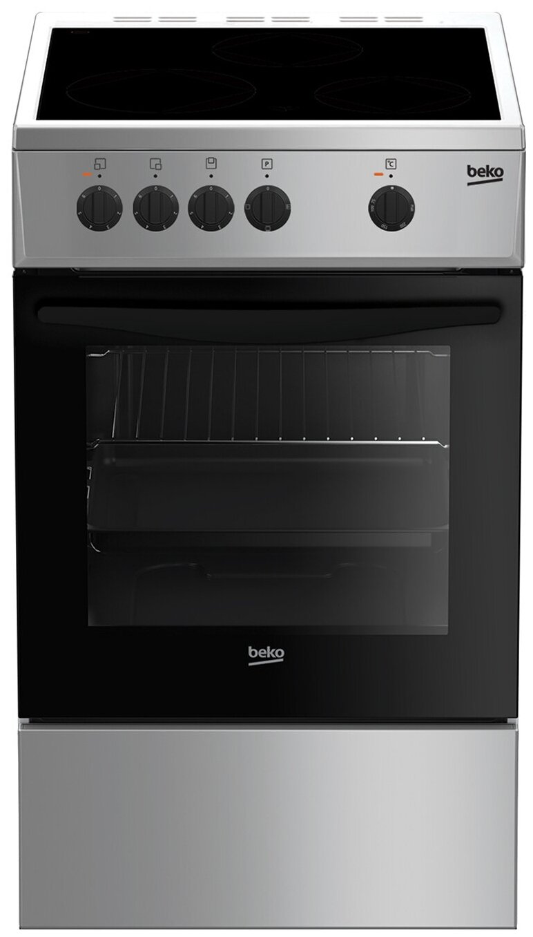 Плита электрическая Beko FCS 47007 S, серебристый