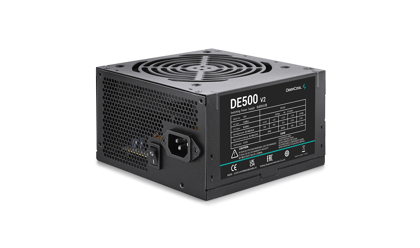 Блок питания 500 Вт, Deepcool DE500 V2, 120 мм