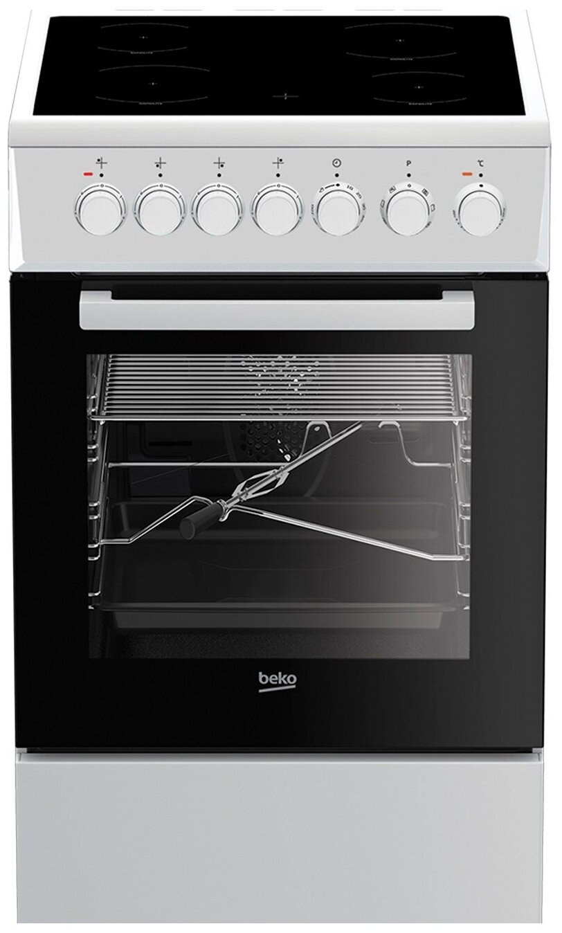 

Плита электрическая Beko FSE57W, белый/черный (7787187643), FSE57W