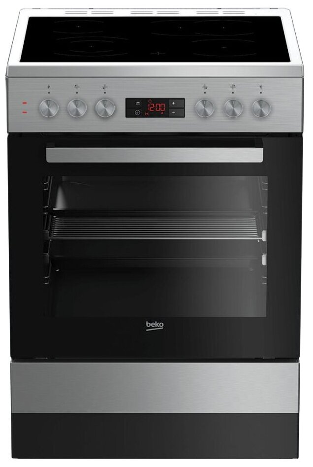 Плита электрическая Beko FSM 67320 DXT, серебристый